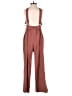 Storia 100% Cotton Solid Brown Jumpsuit Size S - photo 2