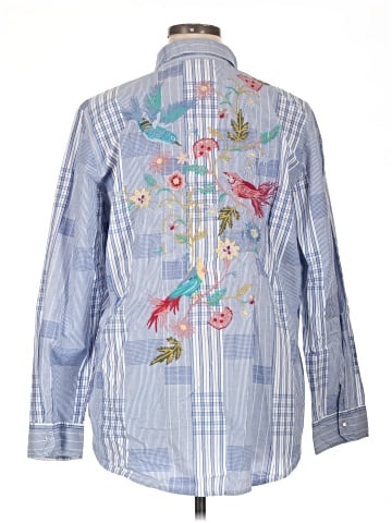 Johnny Was Long Sleeve Button-Down Shirt (view 2)