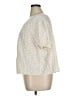 Universal Thread 100% Cotton Ivory Short Sleeve Blouse Size XL - photo 5