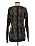 White + Warren 100% Cashmere Animal Print Gray Cashmere Pullover Sweater Size S - photo 2