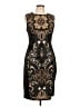 Bisou Bisou Graphic Black Cocktail Dress Size 10 - photo 1