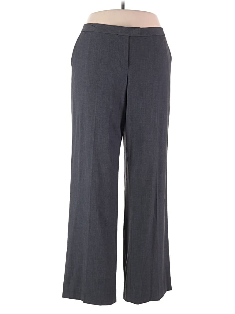 Pre-owned Calvin Klein Dress Pants In Gray