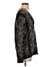 White + Warren 100% Cashmere Animal Print Gray Cashmere Pullover Sweater Size S - photo 4