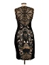 Bisou Bisou Graphic Black Cocktail Dress Size 10 - photo 2