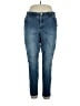 Lane Bryant Solid Blue Jeans Size 16 - photo 1