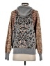 Easel Animal Print Gray Pullover Sweater Size S - photo 2