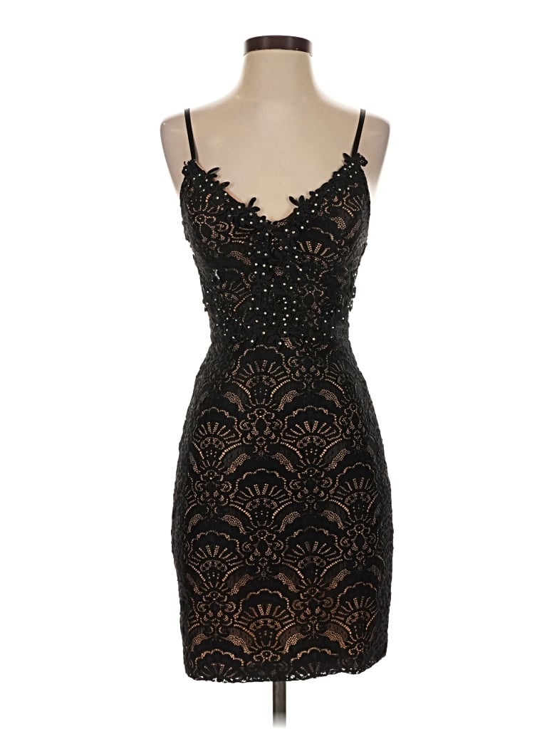 Pre-owned City Studio Cocktail Dress In Black