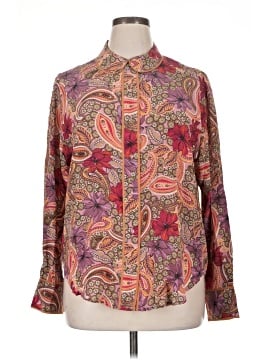 Johnny Was Long Sleeve Silk Top (view 1)