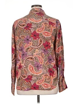 Johnny Was Long Sleeve Silk Top (view 2)