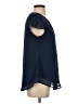Unbranded 100% Polyester Blue Short Sleeve Blouse Size S (estimated) - photo 4