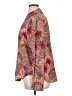 Johnny Was 100% Silk Paisley Brown Long Sleeve Silk Top Size XL - photo 5