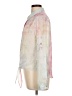 Dots Print Pink Long Sleeve Blouse Size L - photo 5