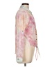 Dots Print Pink Long Sleeve Blouse Size L - photo 4
