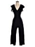 Parker Solid Black Jumpsuit Size 2 - photo 1