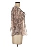 Unbranded Brown 3/4 Sleeve Blouse Size S (estimated) - photo 4