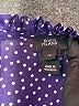 River Island 100% Polyester Purple 3/4 Sleeve Blouse Size 14 - photo 7
