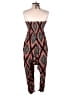Lilka 100% Viscose Graphic Brown Jumpsuit Size S - photo 2