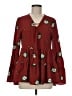 Assorted Brands 100% Polyester Burgundy Long Sleeve Blouse Size M - photo 1