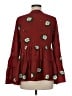 Assorted Brands 100% Polyester Burgundy Long Sleeve Blouse Size M - photo 2