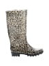 Unbranded Animal Print Brown Rain Boots Size 6 - photo 1