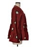 Assorted Brands 100% Polyester Burgundy Long Sleeve Blouse Size M - photo 4