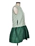 Unbranded Stripes Green Casual Dress Size M - photo 4