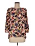 Maeve 100% Rayon Floral Gold 3/4 Sleeve Blouse Size 8 - photo 1