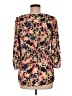 Maeve 100% Rayon Floral Gold 3/4 Sleeve Blouse Size 8 - photo 2