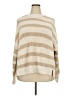 American Eagle Outfitters 100% Cotton Stripes Tan Pullover Sweater Size XXL - photo 1