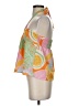 Shein Orange Sleeveless Blouse Size 4 - photo 5