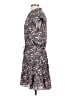 Rebecca Minkoff 100% Polyester Hearts Gray Casual Dress Size S - photo 5
