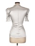 Tory Burch Silver Short Sleeve Blouse Size 10 - photo 2