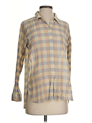 Ines de la Fressange for Uniqlo Long Sleeve Button-Down Shirt (view 1)