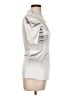 Tory Burch Silver Short Sleeve Blouse Size 10 - photo 4