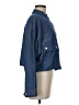 Zara Blue 3/4 Sleeve Button-Down Shirt Size M - photo 4