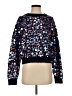 Zara Floral Blue Pullover Sweater Size S - photo 1