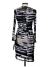 DKNY Graphic Silver Cocktail Dress Size 6 (petite) - photo 2