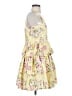 Assorted Brands 100% Polyester Floral Yellow Cocktail Dress Size 16 - photo 4