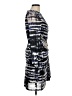 DKNY Graphic Silver Cocktail Dress Size 6 (petite) - photo 4