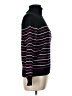 Madison Grey Stripes Black Turtleneck Sweater Size L - photo 4