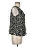 Studio B by BOBEAU 100% Rayon Black Sleeveless Blouse Size M - photo 4