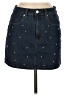 No Boundaries 100% Recycled Polyester Blue Denim Skirt Size 7 - photo 1