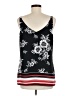 Roz & Ali 100% Polyester Black Sleeveless Blouse Size M - photo 2