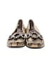 Stuart Weitzman Animal Print Gold Flats Size 7 1/2 - photo 2