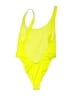 Milly Solid Yellow One Piece Swimsuit Size S (estimated) - photo 2