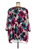 Maggie Barnes 100% Polyester Purple 3/4 Sleeve Blouse Size 5X - photo 2