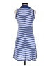 Three Dots Stripes Blue Casual Dress Size M - photo 2