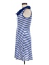 Three Dots Stripes Blue Casual Dress Size M - photo 5