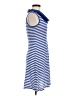 Three Dots Stripes Blue Casual Dress Size M - photo 4