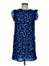 Unbranded Animal Print Blue Casual Dress Size XS - photo 1